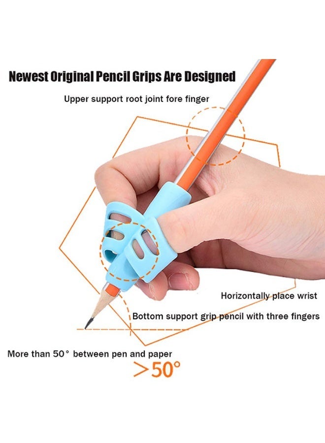 jaexest 3Pcs Non-Toxic Children Pen Holder Writing Posture Correction Tools School Office - Image 3